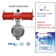 stainless steel pneumatic butterfly valves DN200
